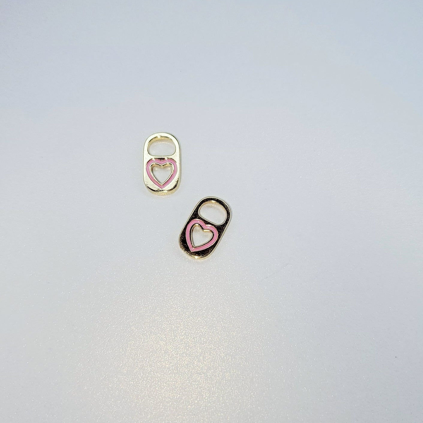 14K Gold Filled Heart Cut-Out Soda Tab Charm