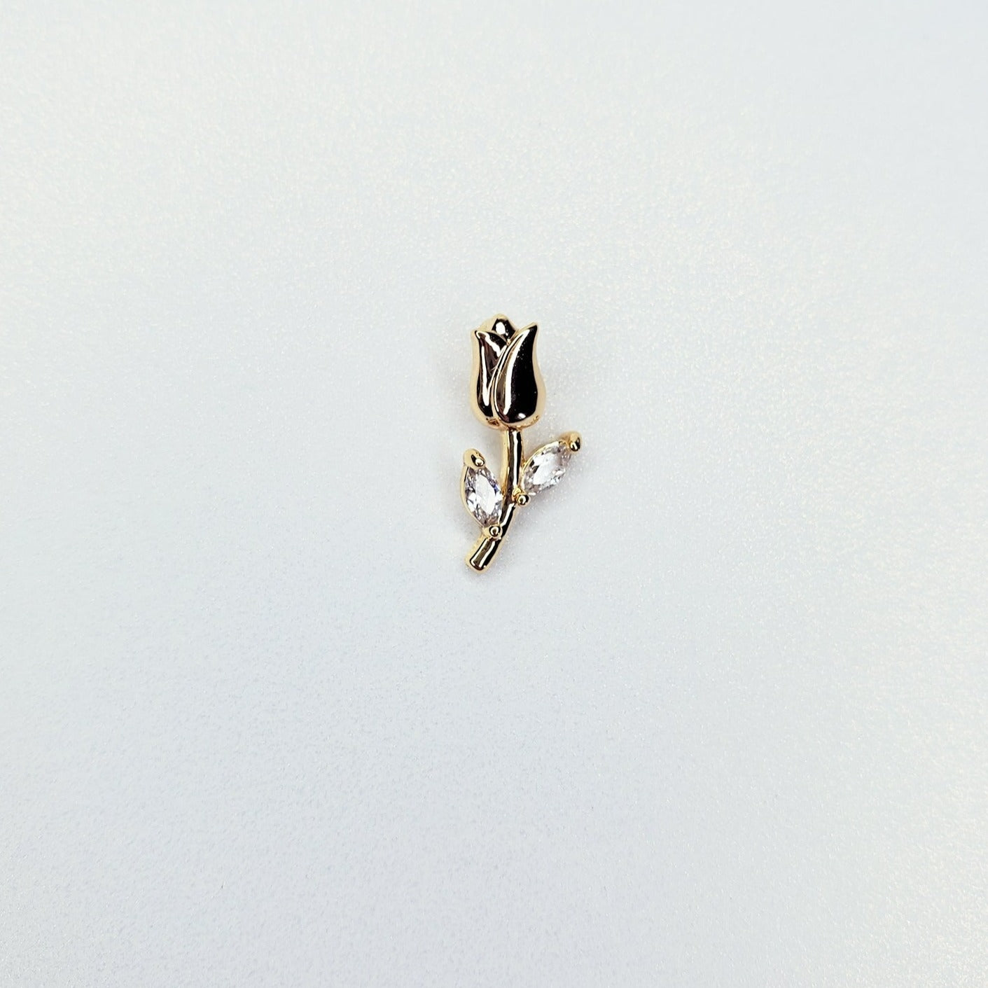 Gold Filled Dainty Romantic Cubic Zirconia Charms