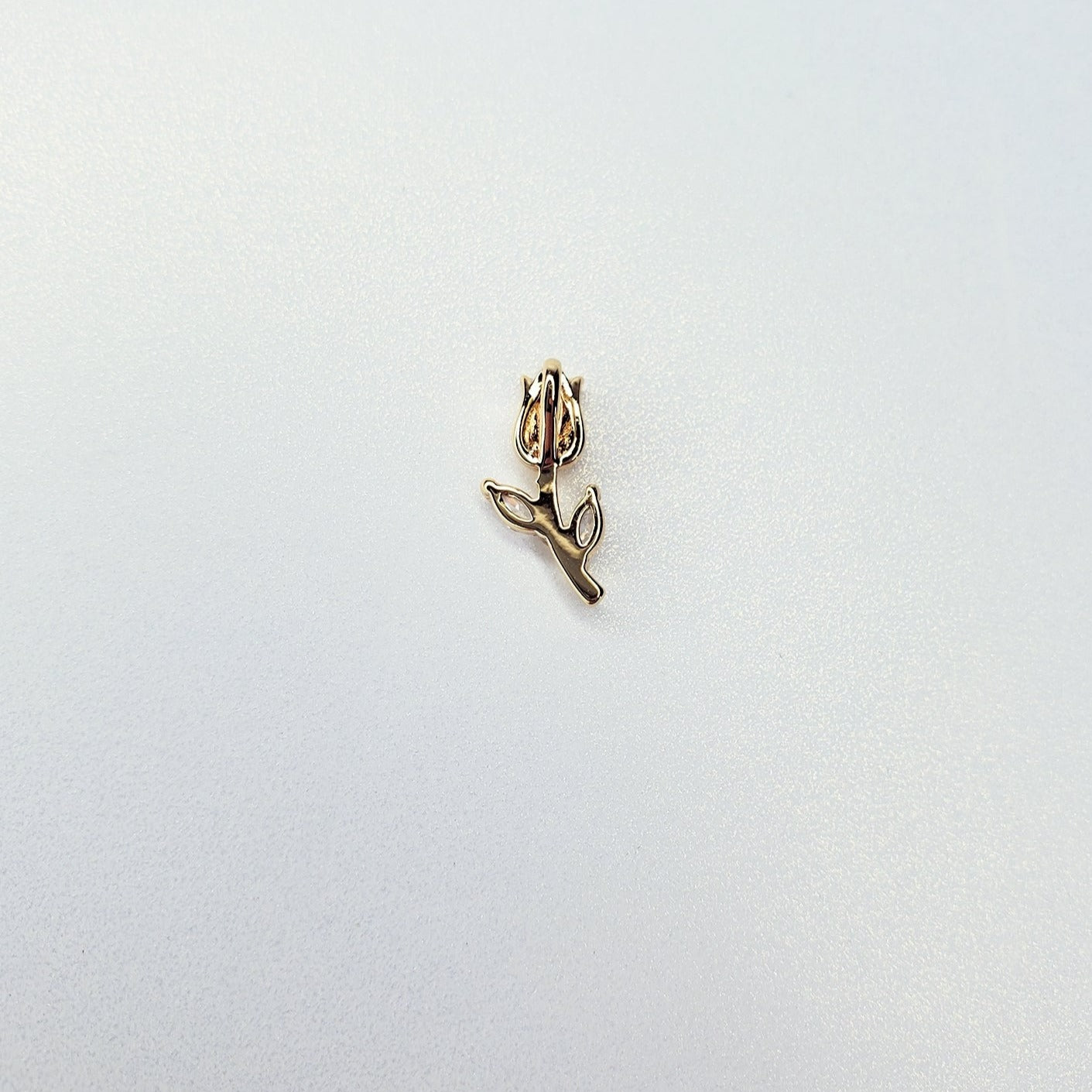 Gold Filled Dainty Romantic Cubic Zirconia Charms