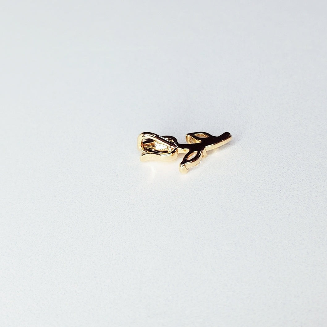 Gold Filled Dainty Romantic Cubic Zirconia Charms