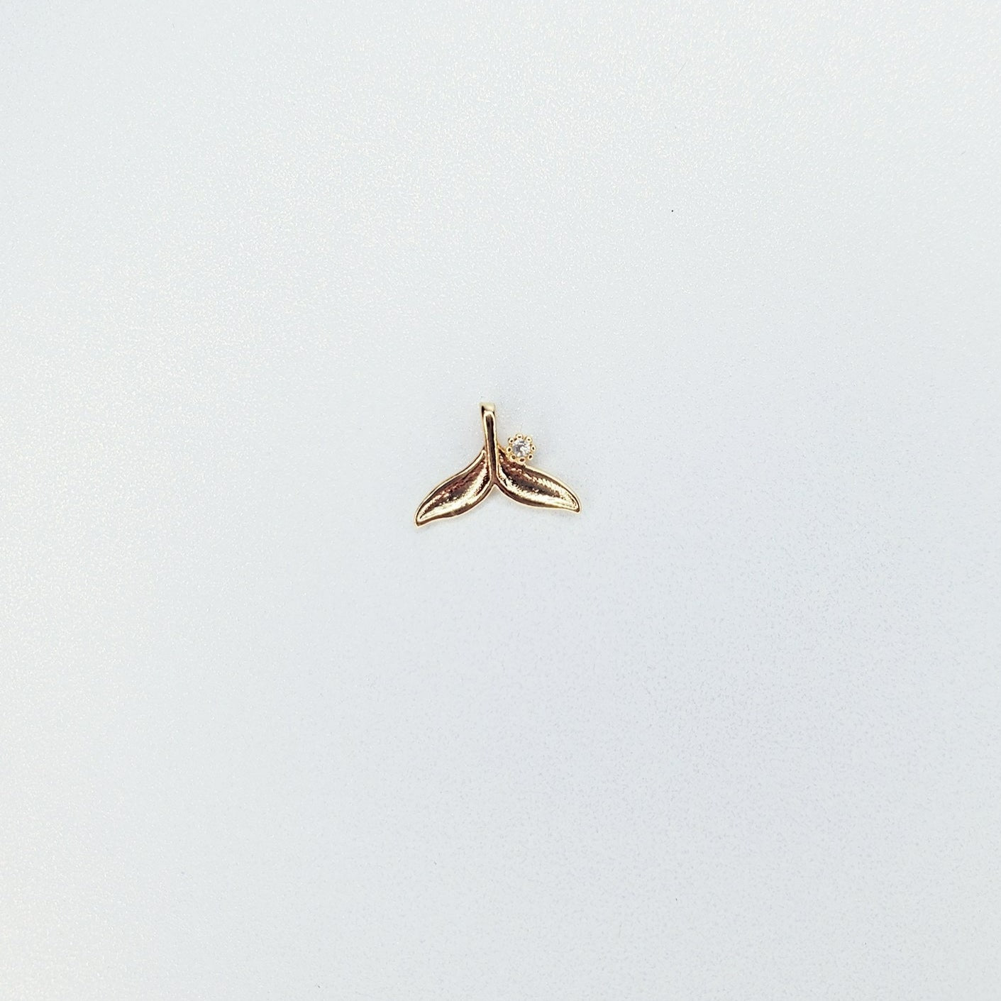 Gold Plated Dainty Cubic Zirconia Sea Charms