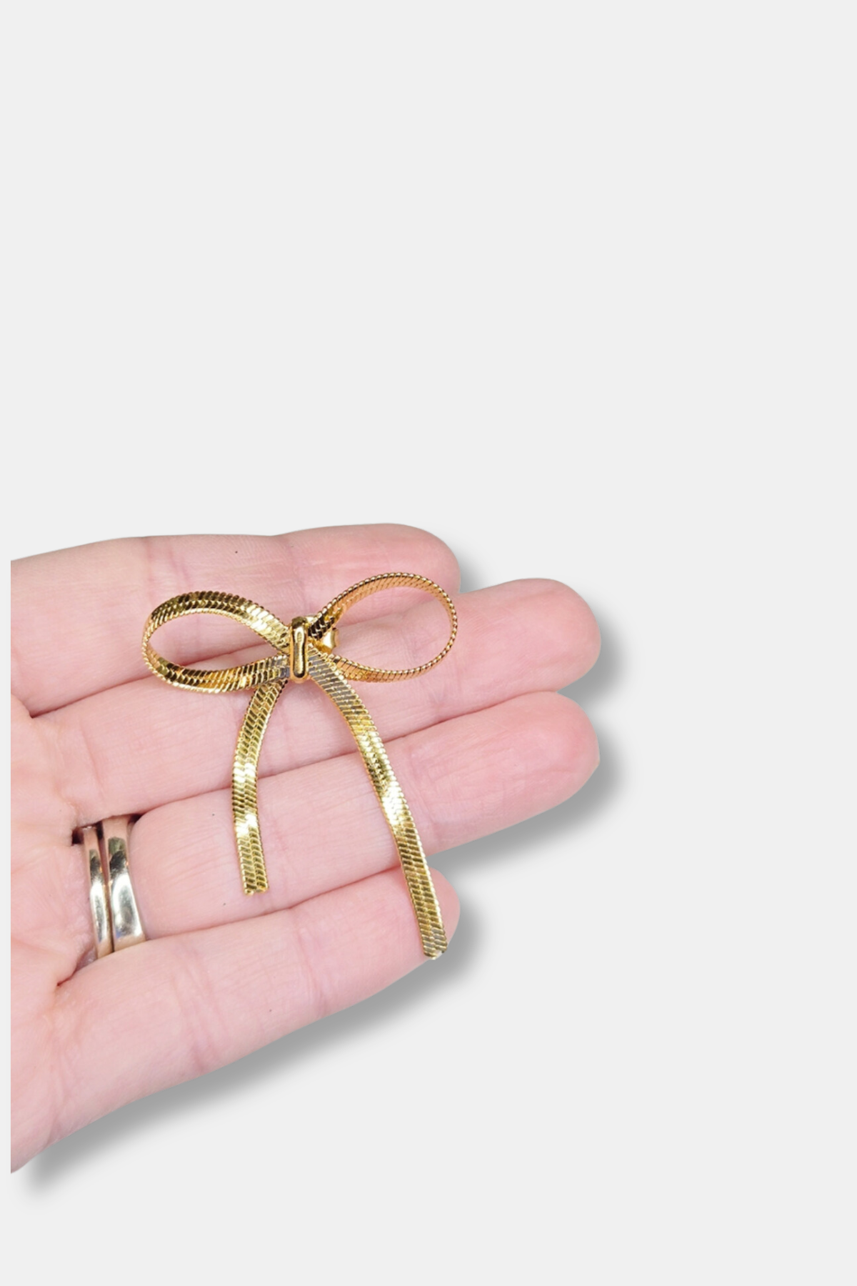 Classy Bowknot Real Gold Plated Stainless Steel Earrings- Gold & Silver Available!