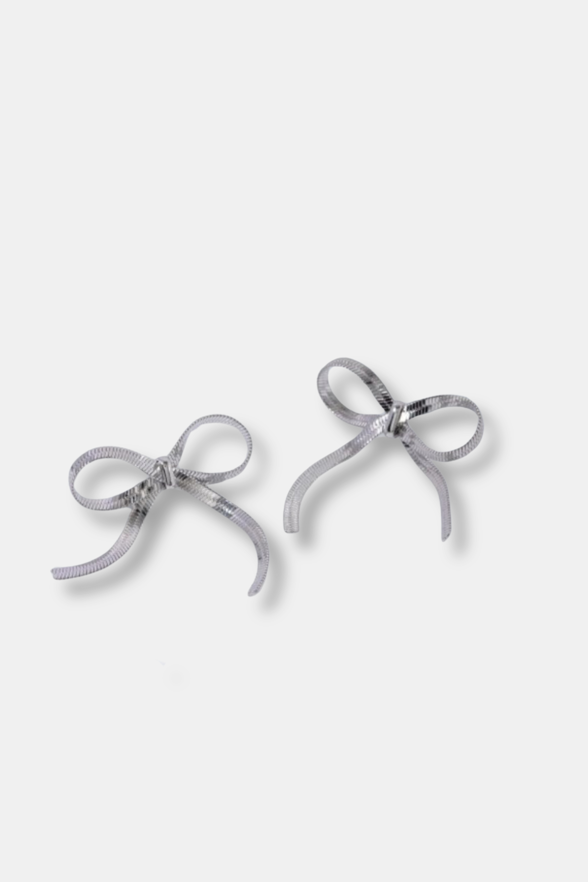 Classy Bowknot Real Gold Plated Stainless Steel Earrings- Gold & Silver Available!
