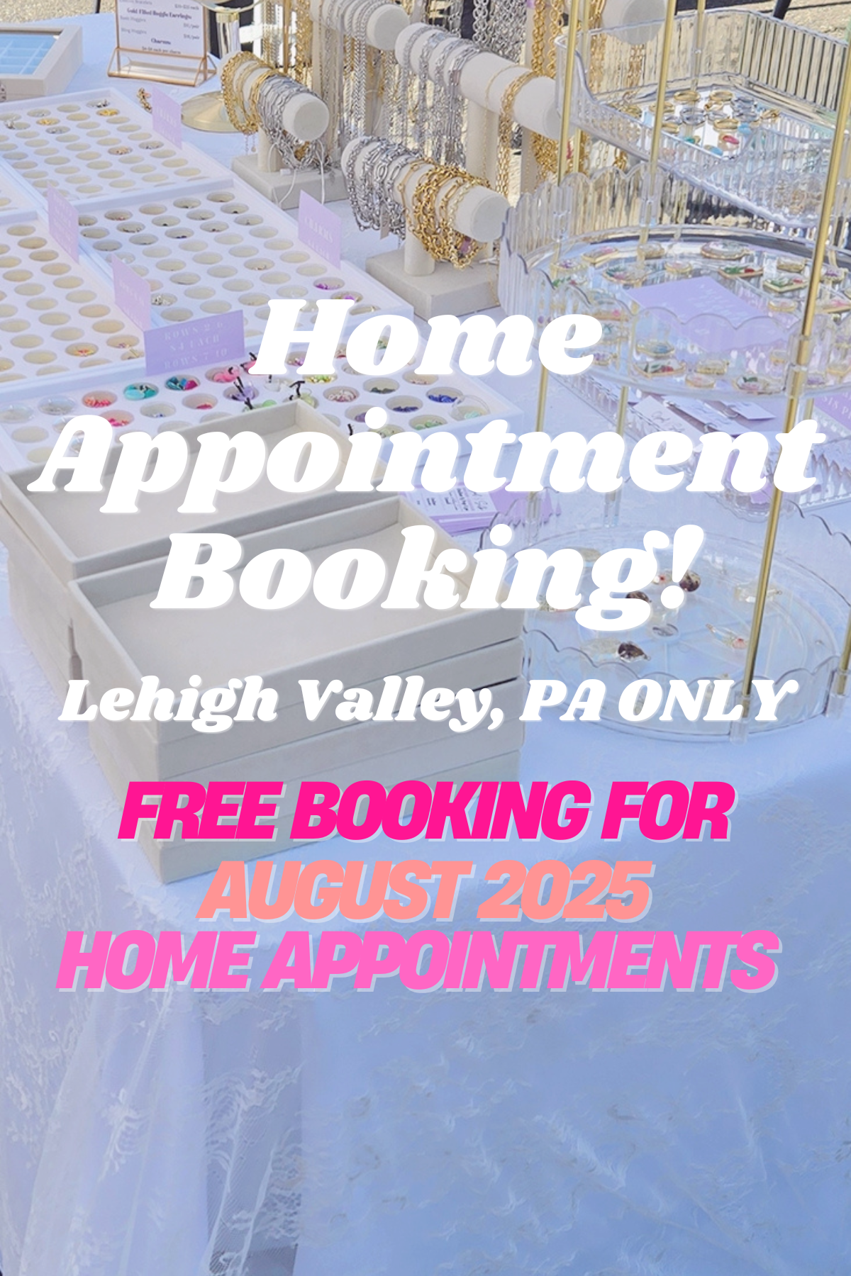 Lehigh Valley Home Appointment -Charm Bar Booking