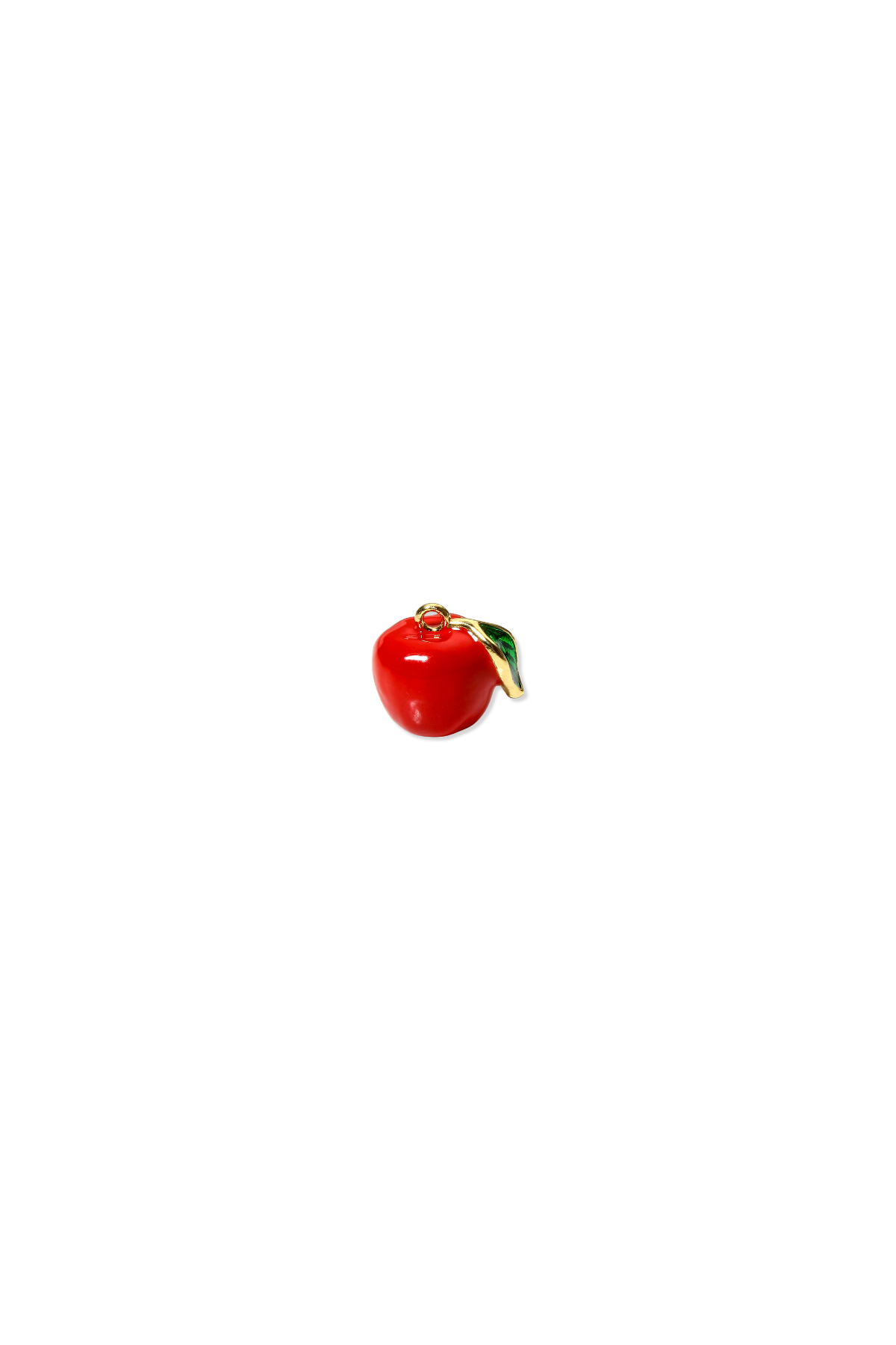 18K Real Gold Plated 3D Enamel Fruit Charm