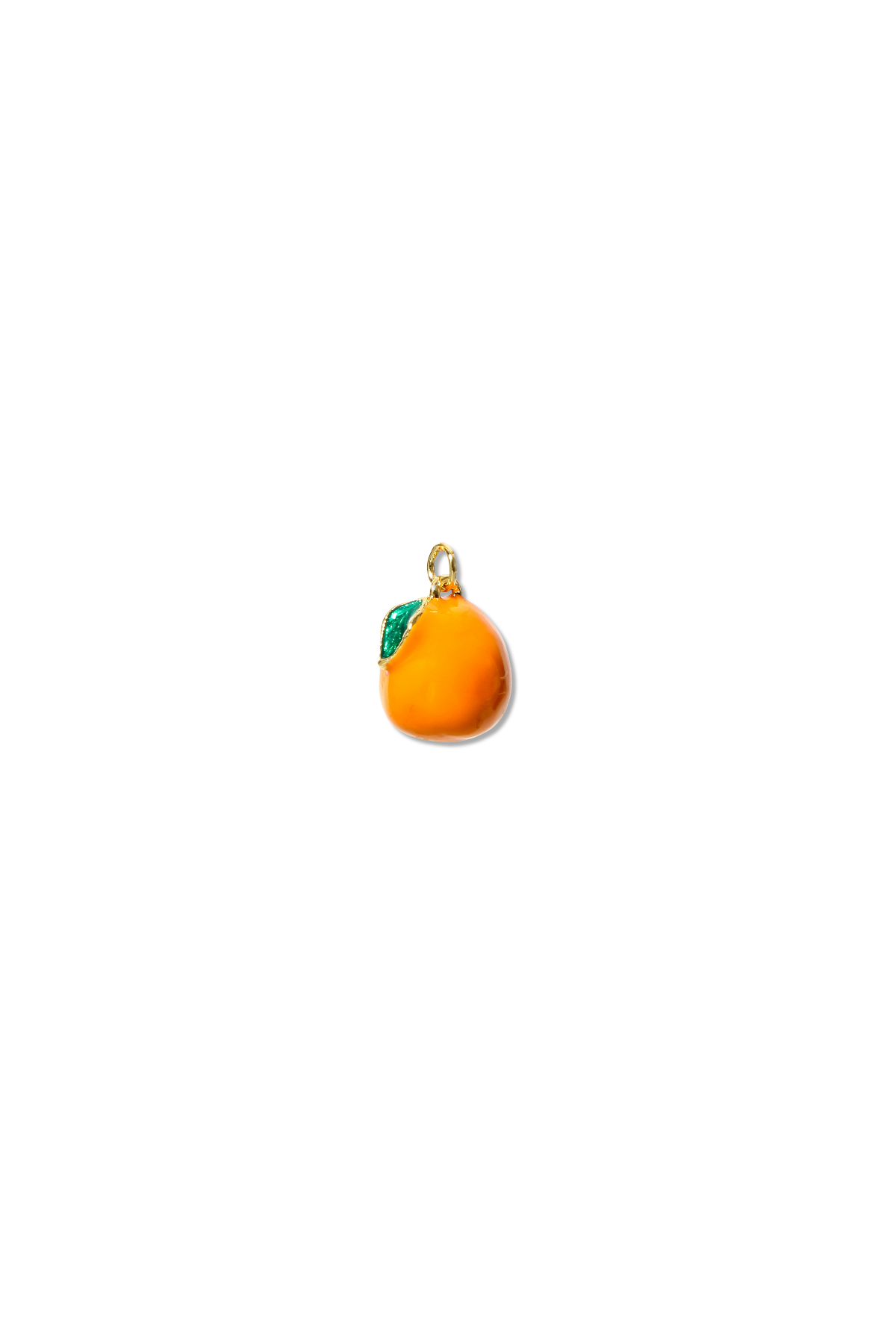 18K Real Gold Plated 3D Enamel Fruit Charm