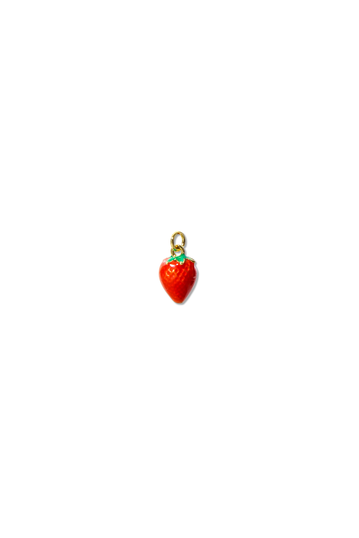 18K Real Gold Plated 3D Enamel Fruit Charm