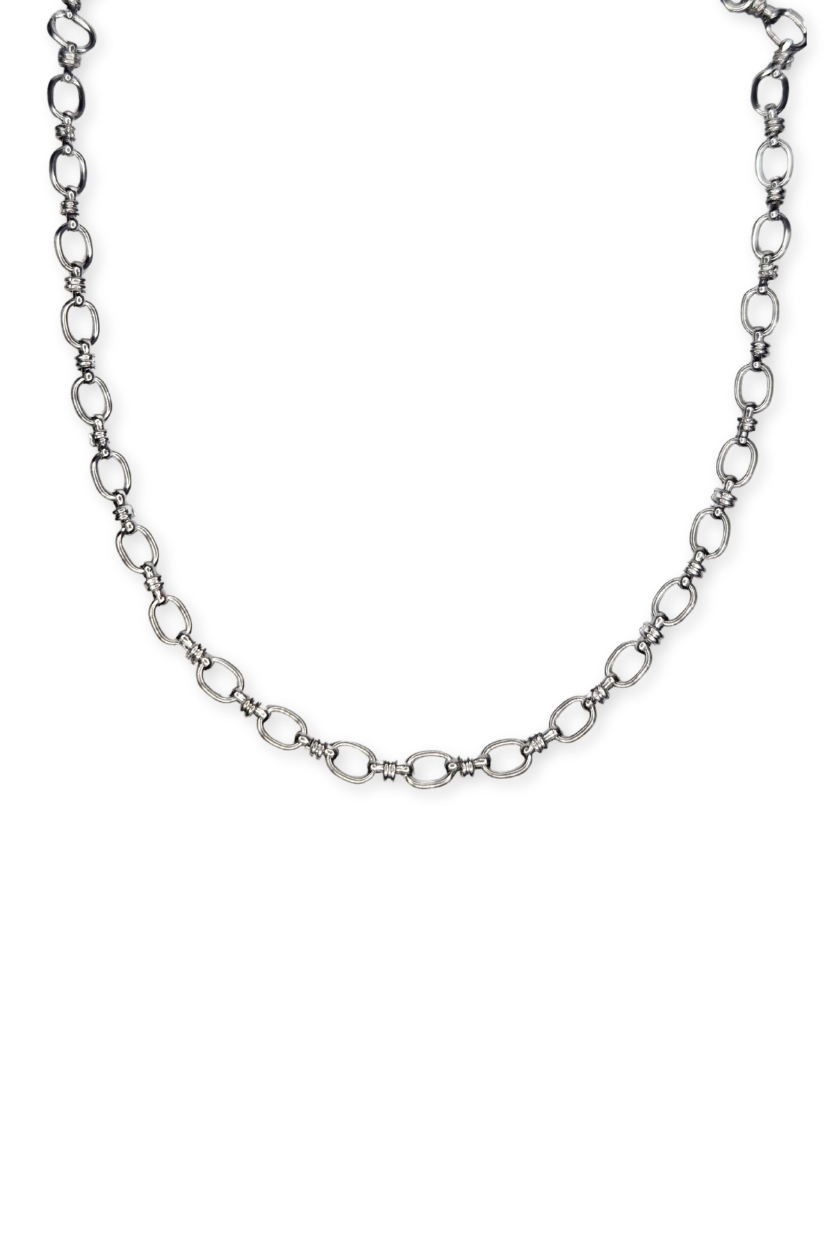 Stainless Steel Small Fancy Link Cable Chain 15.75" Necklace- Gold or Silver!
