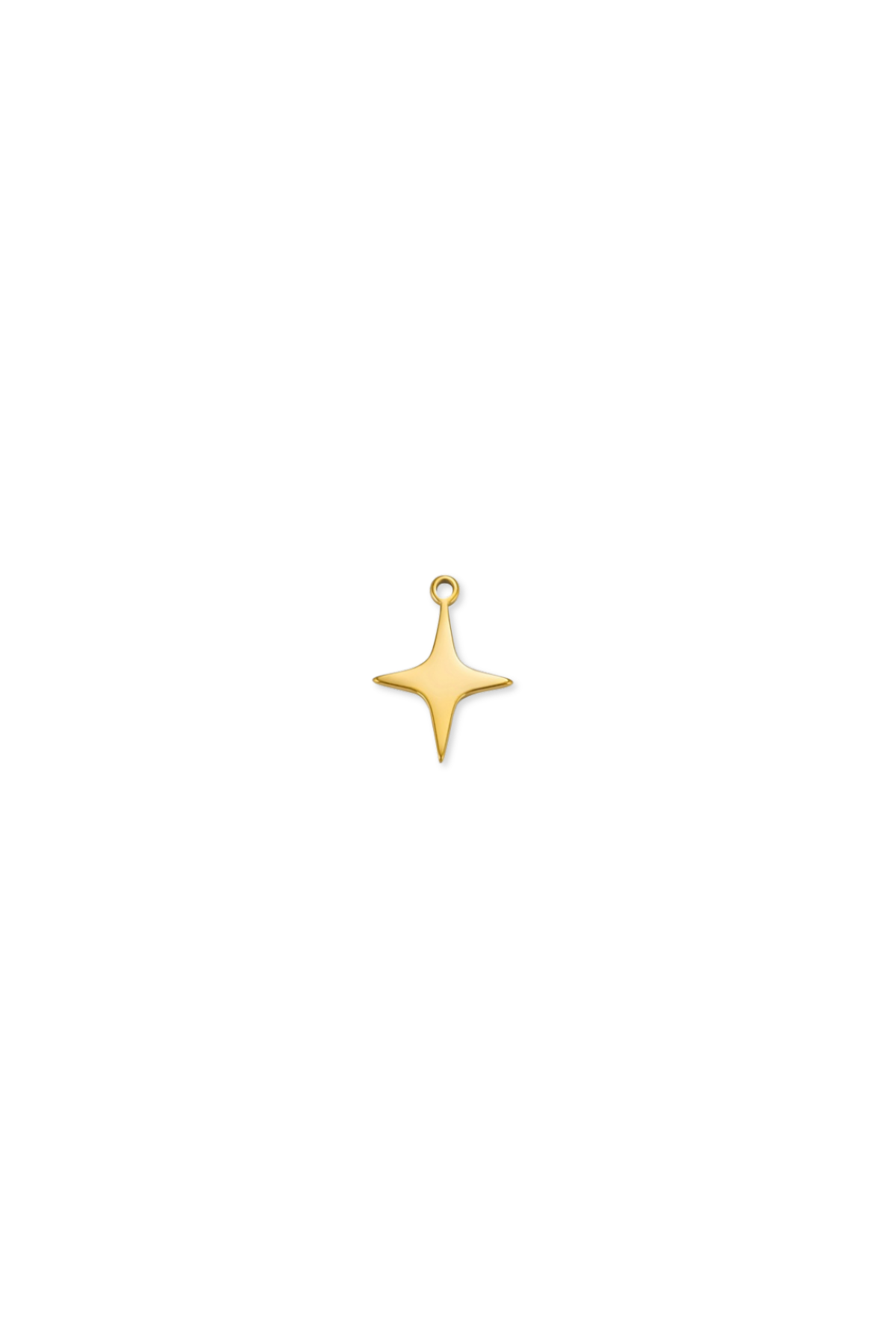 Stainless Steel Starburst Charm