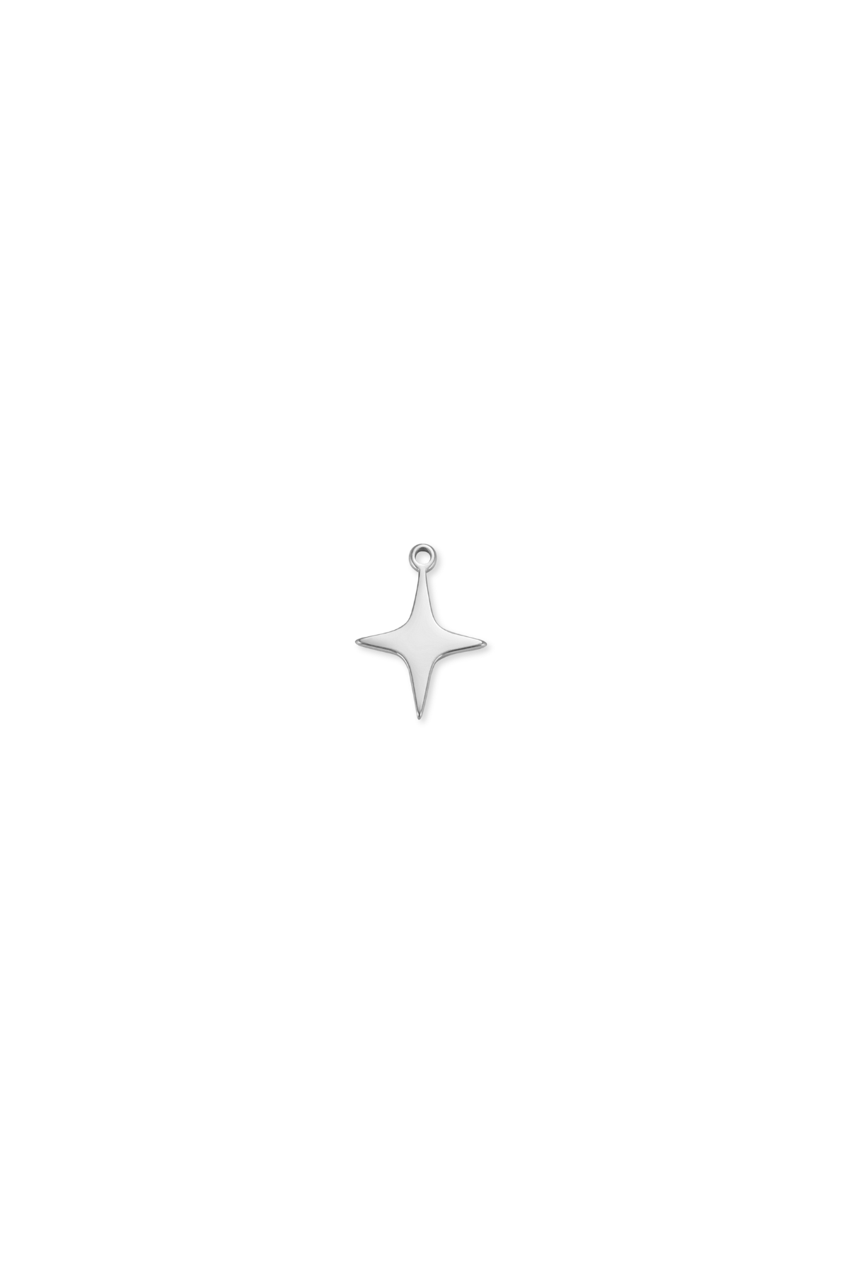 Stainless Steel Starburst Charm