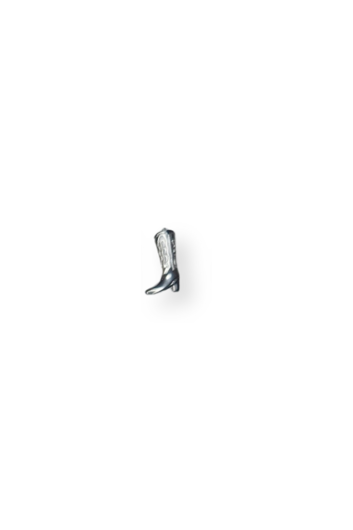 Stainless Steel Dainty Cowboy Boot Charm
