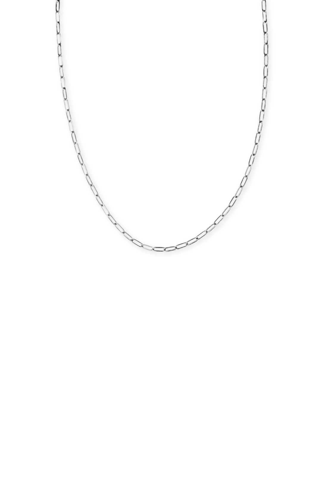 Stainless Steel Dainty Paperclip Chain Necklace- Gold & Silver!