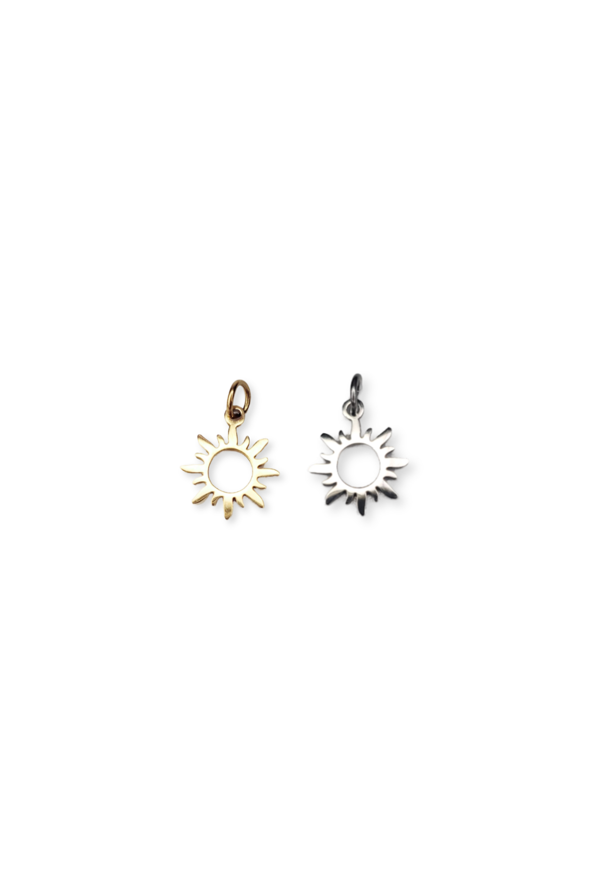Stainless Steel Sun Charm