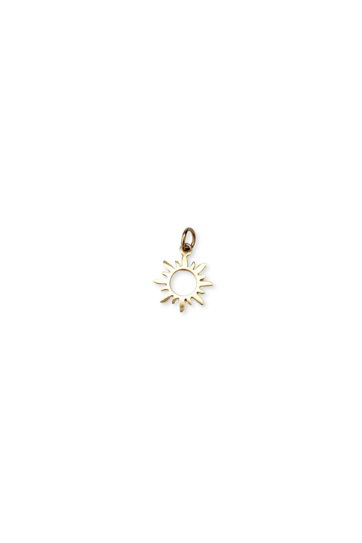 Stainless Steel Sun Charm