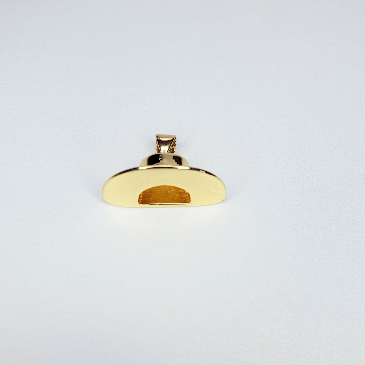 18K Real Gold Plated Star Cowboy Hat Charm