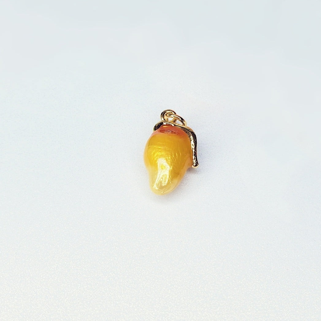 18K Real Gold Plated 3D Enamel Fruit Charm