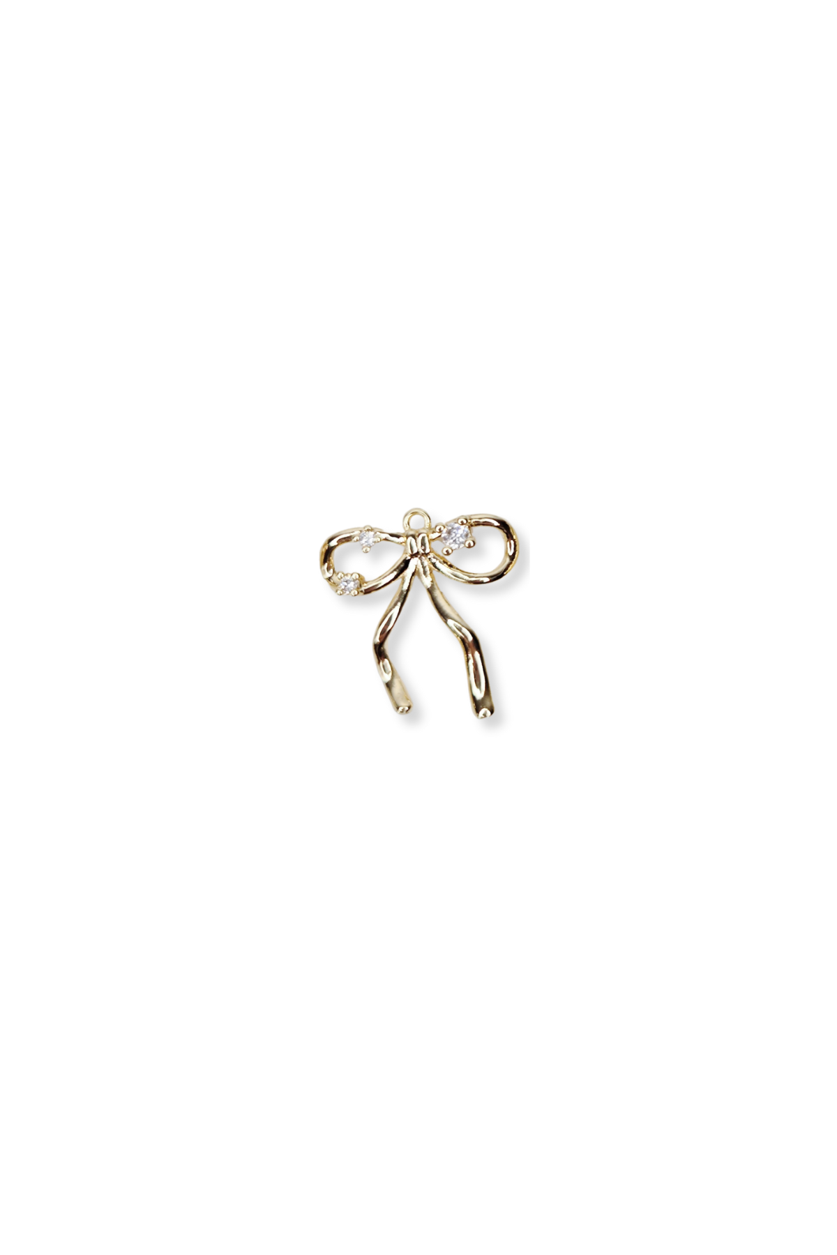 Celestial Cubic Zirconia Bow Charm