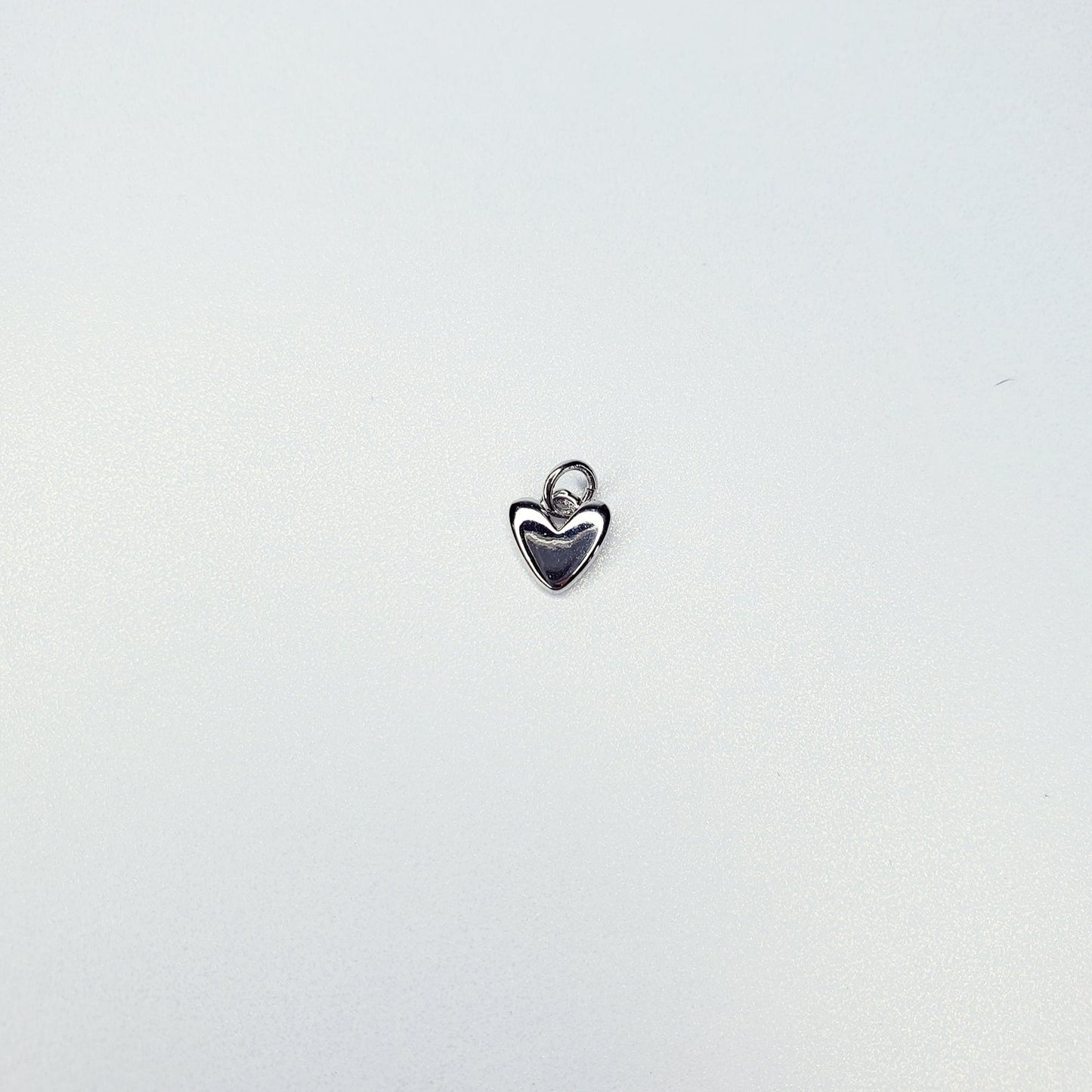 16K Gold Filled Dainty Solid Heart Charm