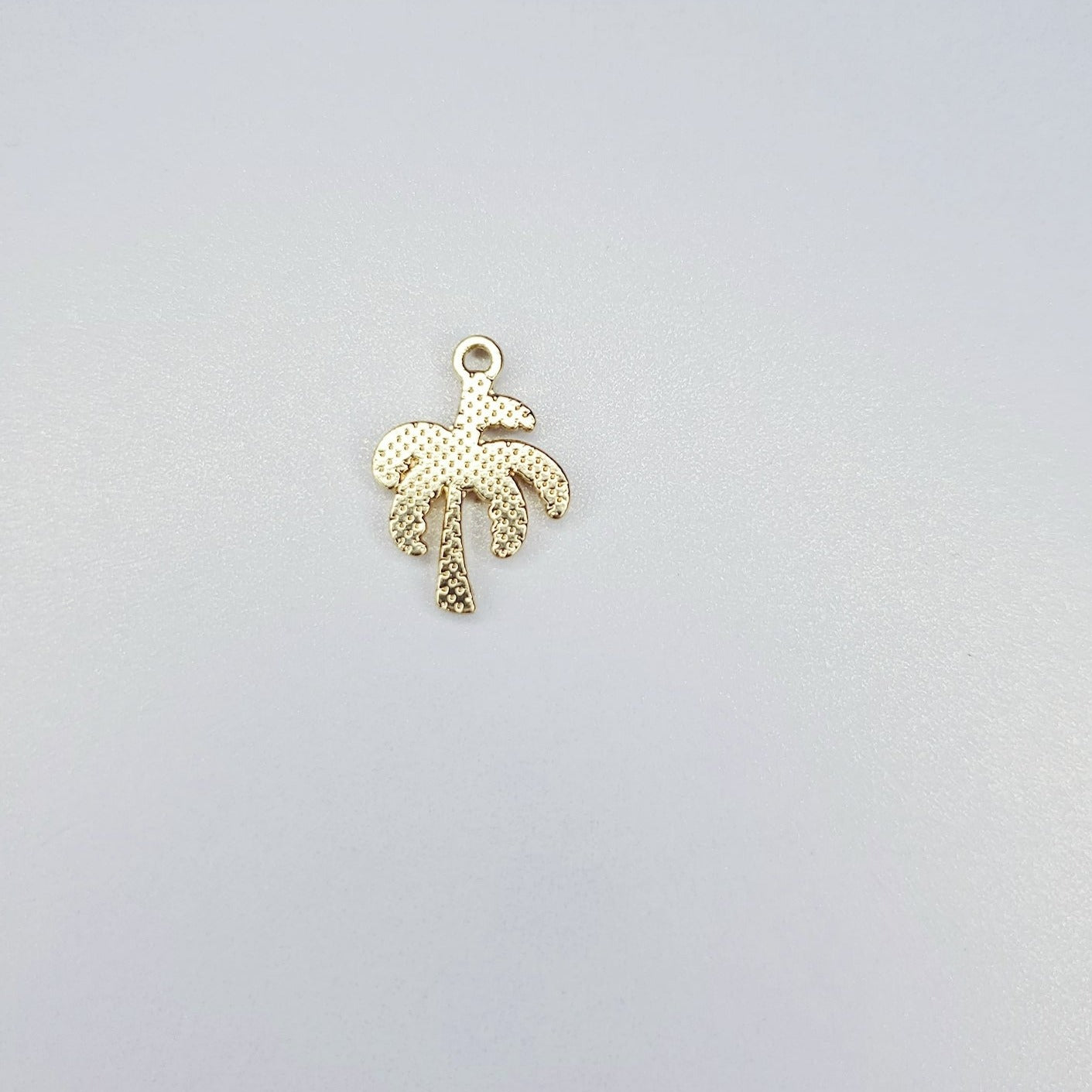 Palm Tree Rhinestone Charm