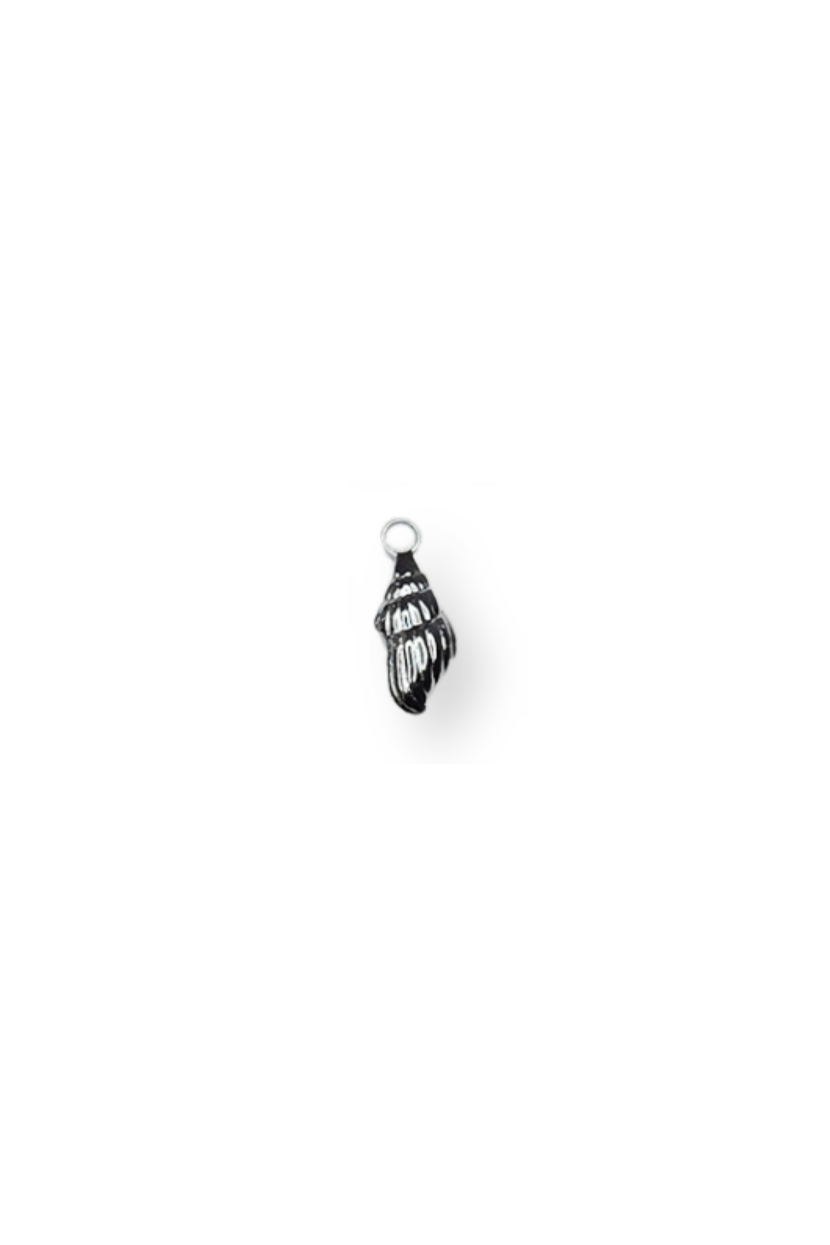 Stainless Steel 3D Ocean Conch Shell Charm