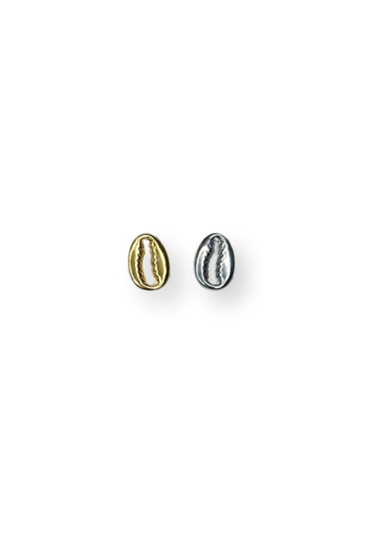 Stainless Steel 3D Ocean Cowrie Shell Charm