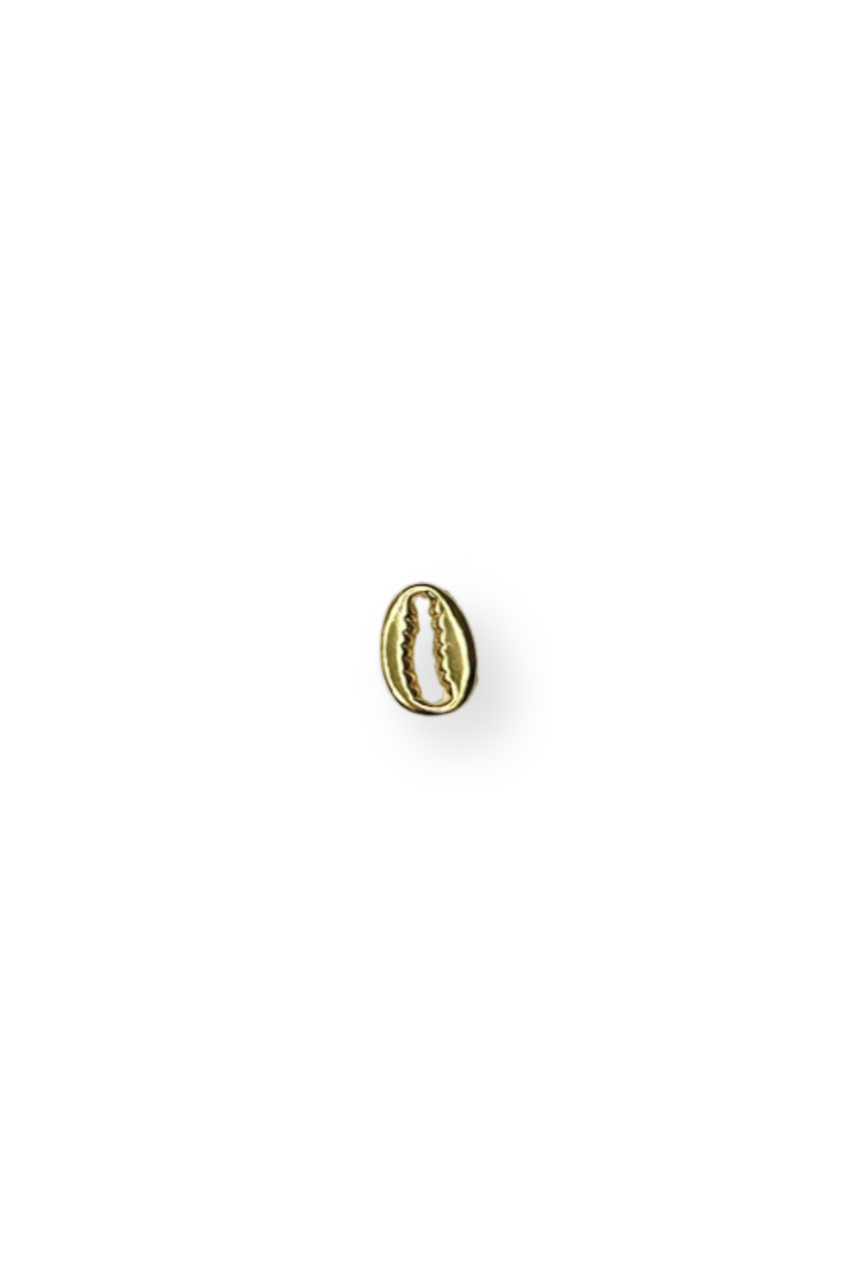 Stainless Steel 3D Ocean Cowrie Shell Charm