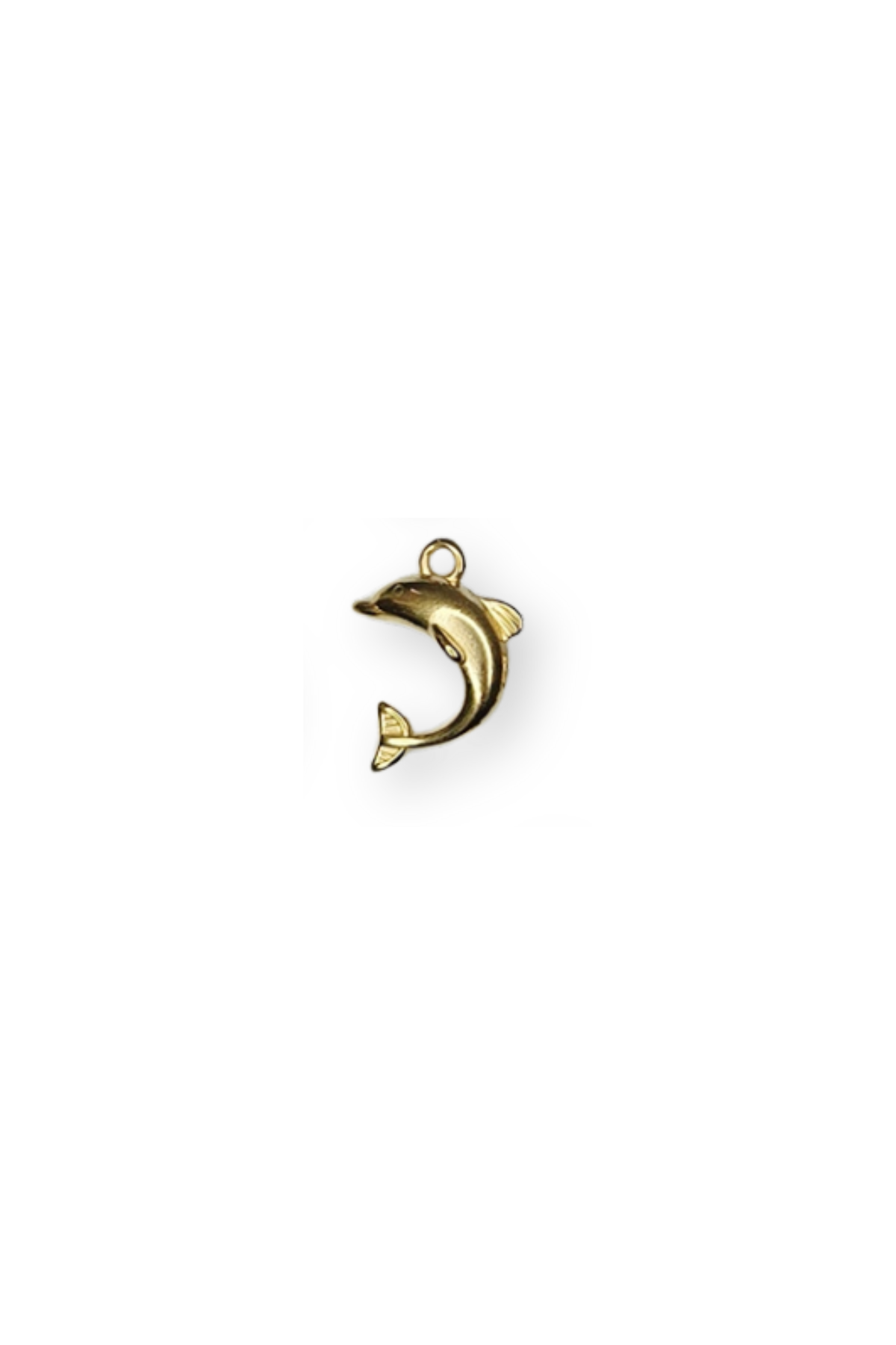 Stainless Steel 3D Ocean Dolphin Charm