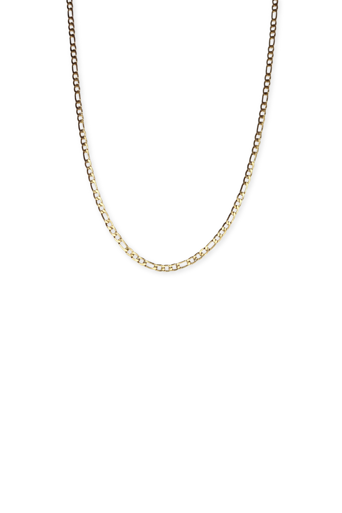 Stainless Steel Figaro Chain Necklace