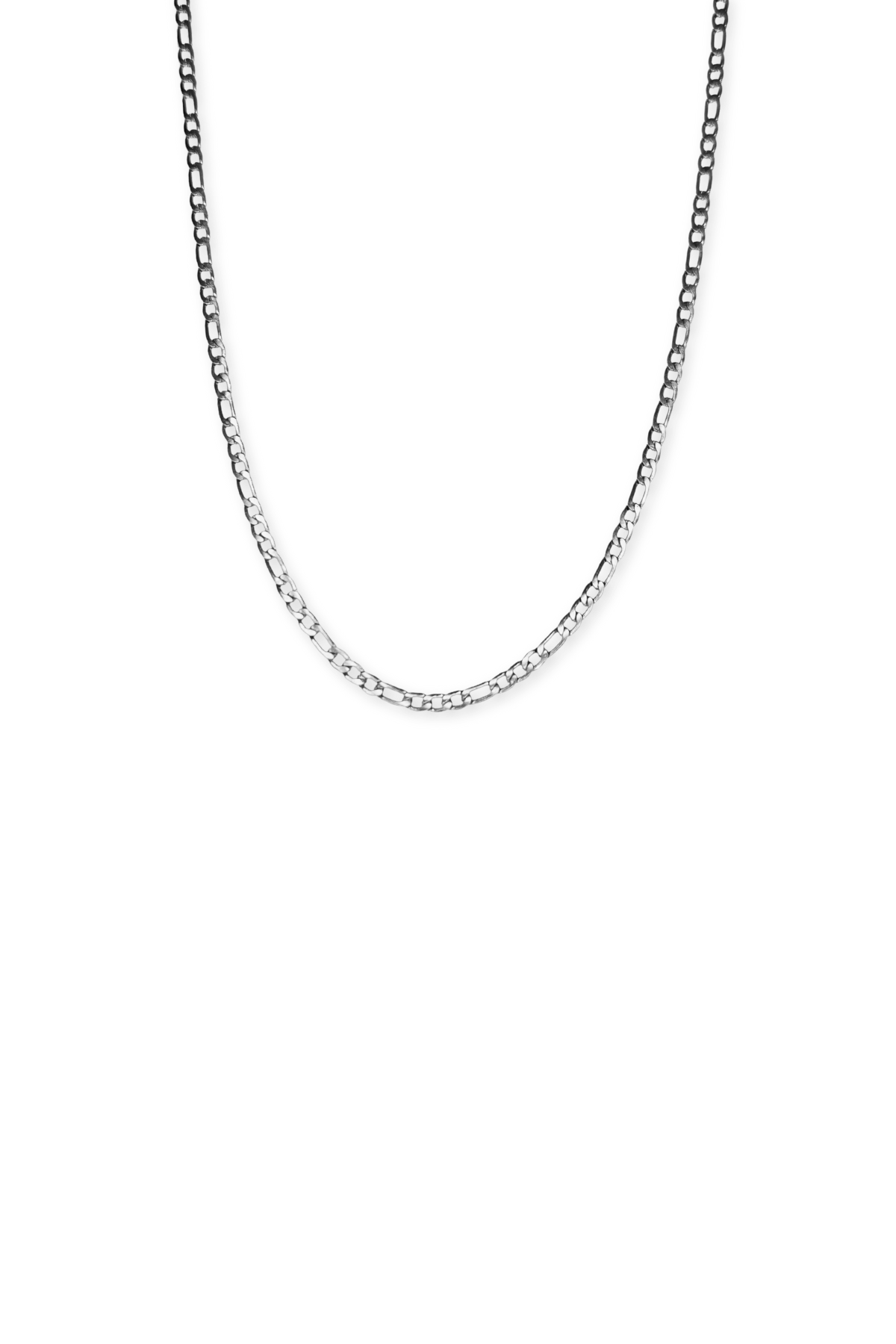 Stainless Steel Figaro Chain Necklace