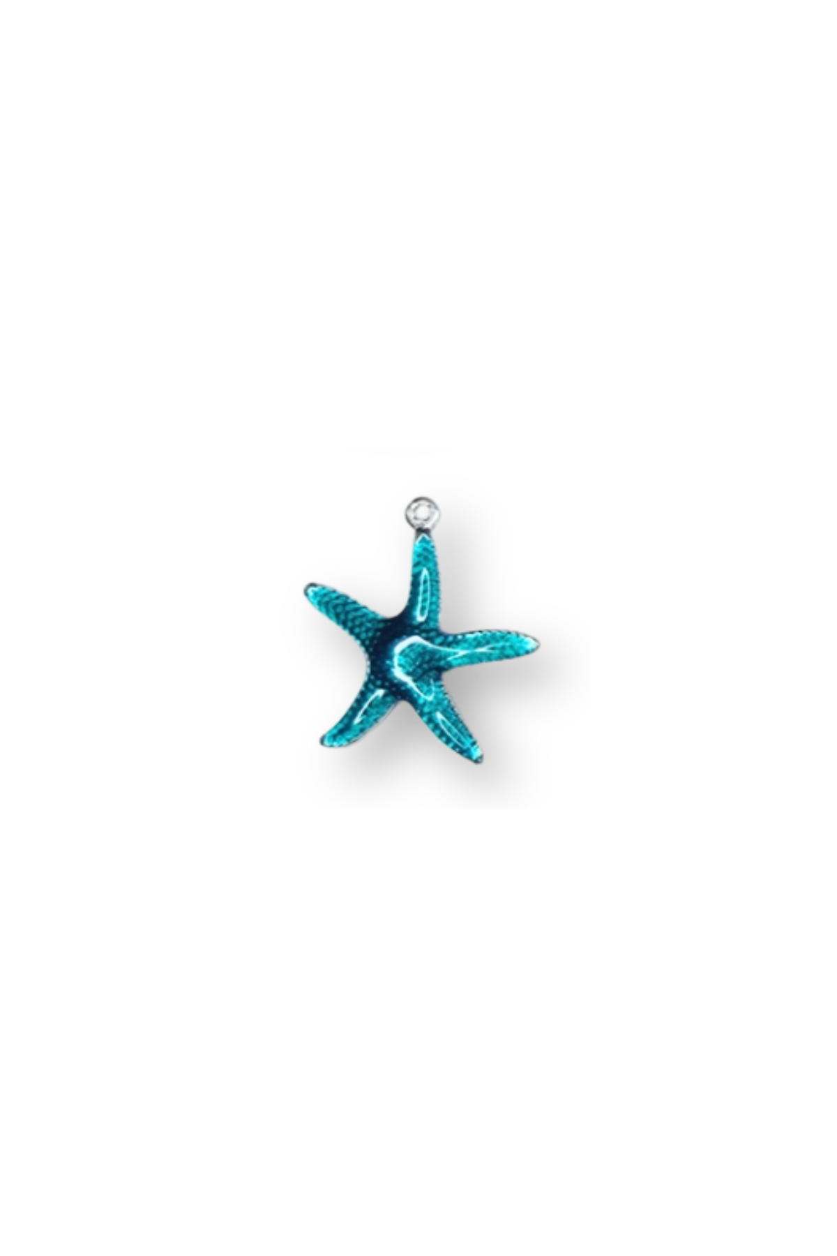 Stainless Steel Large Enamel Starfish Charm