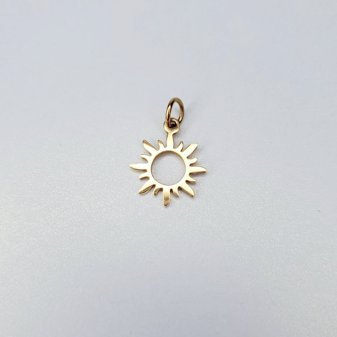 Stainless Steel Sun Charm