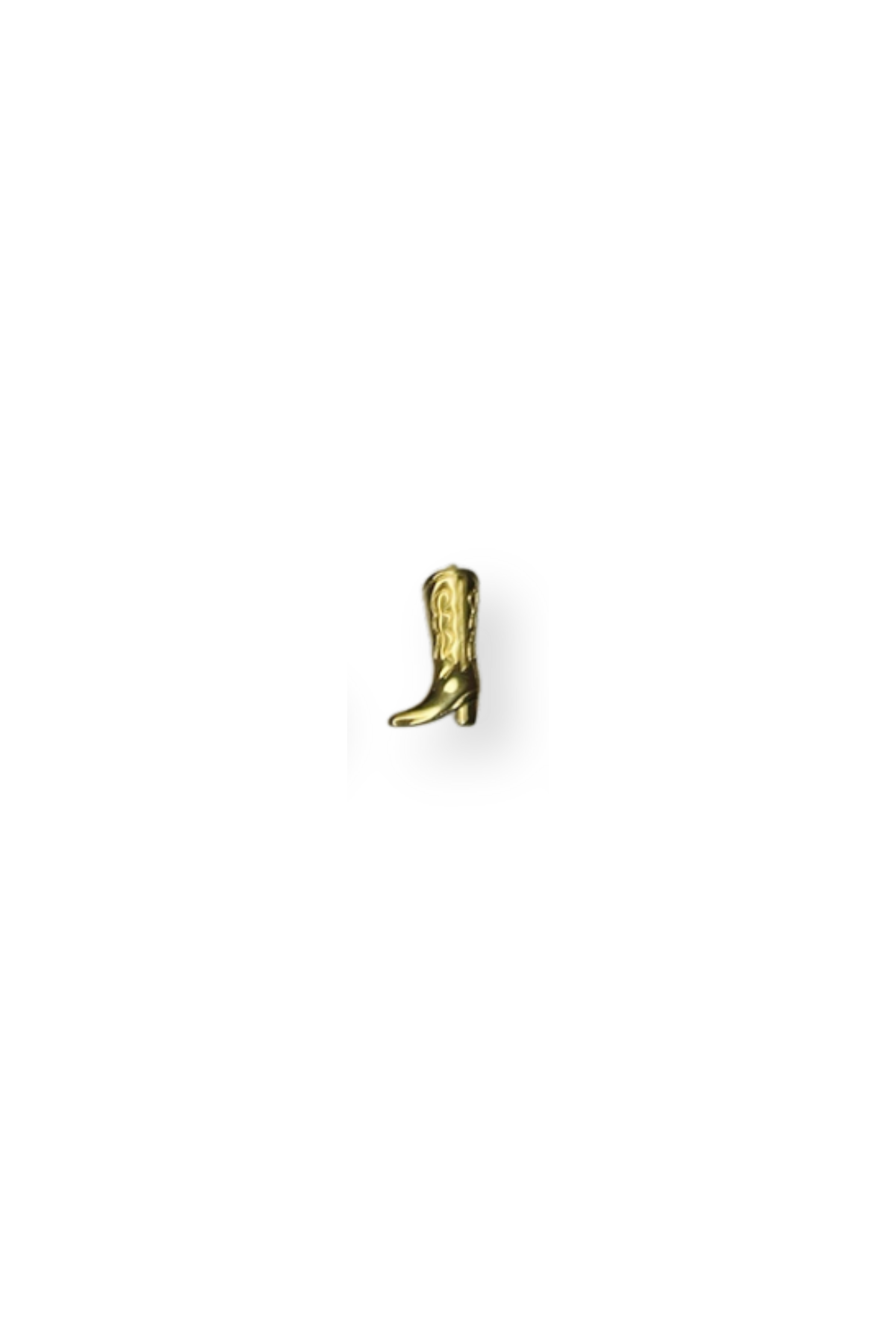 Stainless Steel Dainty Cowboy Boot Charm